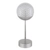 Globo Gavin Tafellamp LED Zilver, 1-licht