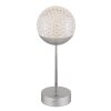 Globo Gavin Tafellamp LED Zilver, 1-licht