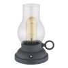 Globo Petro Tafellamp LED Antraciet, 1-licht