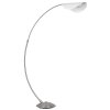 Globo Robles Staande lamp LED Nikkel mat, 1-licht