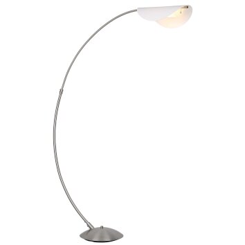 Globo Robles Staande lamp LED Nikkel mat, 1-licht