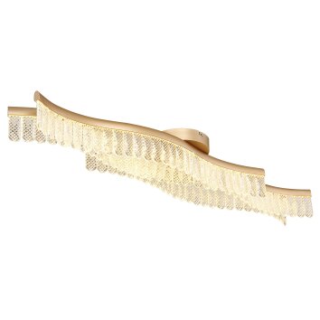 Globo Juliet Plafondlamp LED Goud, 1-licht