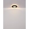 Globo Kory Plafondlamp LED Zwart, 1-licht