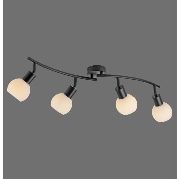 Lichten Direct LOKI Plafondlamp LED Zwart, 4-lichts