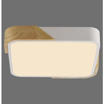 Lichten Direct BILA Plafondlamp LED Wit, 1-licht