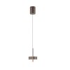 Paul Neuhaus Q-Serie Q-Rotate Hanglamp LED Bruin, 1-licht, Afstandsbediening