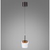 Paul Neuhaus Q-Serie Q-Kon Hanglamp LED Bruin, 1-licht, Afstandsbediening