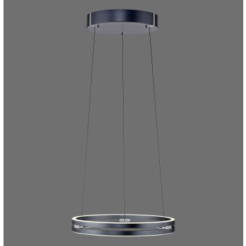 Paul Neuhaus Verlichting E-Loop Hanglamp LED Grijs, 2-lichts, Afstandsbediening