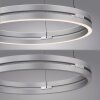 Paul Neuhaus Verlichting E-Loop Hanglamp LED Zilver, 2-lichts, Afstandsbediening