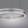 Paul Neuhaus Verlichting E-Loop Hanglamp LED Zilver, 2-lichts, Afstandsbediening
