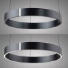 Paul Neuhaus Verlichting E-Clipse Hanglamp LED Grijs, 2-lichts, Afstandsbediening