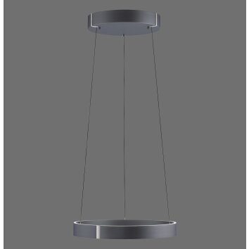 Paul Neuhaus Verlichting E-Clipse Hanglamp LED Grijs, 2-lichts, Afstandsbediening