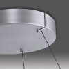 Paul Neuhaus Verlichting E-Clipse Hanglamp LED Zilver, 2-lichts, Afstandsbediening