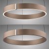 Paul Neuhaus Verlichting E-Clipse Hanglamp LED Brons, 2-lichts, Afstandsbediening