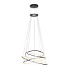 Paul Neuhaus Verlichting Rings Hanglamp LED Grijs, 1-licht, Afstandsbediening