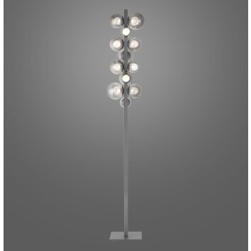 Paul Neuhaus Verlichting Popup Staande lamp LED Grijs, 12-lichts