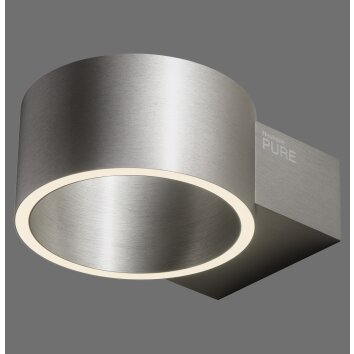 Paul Neuhaus Verlichting Clipse Wandlamp LED Zilver, 2-lichts