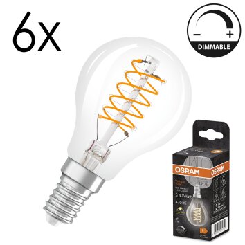 Osram E14 LED 4.8 Watt warm wit dimbaar 470 Lumen