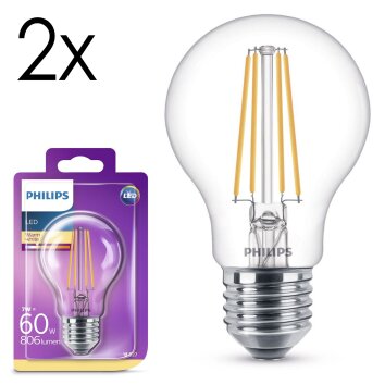 Philips verlichting E27 LED 7 Watt warm wit 806 Lumen