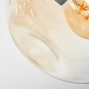 Ripoll Plafondlamp, Kogellampje Amber, Duidelijk, 7-lichts