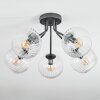 Koyoto Plafondlamp, Kogellampje 52 cm Duidelijk, 5-lichts