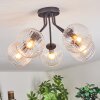 Koyoto Plafondlamp, Kogellampje 52 cm Duidelijk, 5-lichts