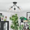 Koyoto Plafondlamp, Kogellampje 52 cm Duidelijk, 5-lichts