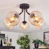 Koyoto Plafondlamp, Kogellampje 52 cm Amber, Duidelijk, 5-lichts