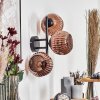 Ripoll Kogellampje, Wandlamp Koperkleurig, 3-lichts