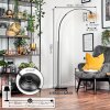 Ripoll Staande lamp, Booglampen Zwart, 1-licht