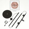 Koyoto Staande lamp Koperkleurig, 3-lichts