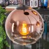 Koyoto Hanglamp, Kogellampje, Cluster hanglamp Duidelijk, Koperkleurig, 4-lichts