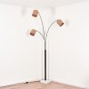 Soungou Staande lamp Chroom, Zwart, Wit, 3-lichts