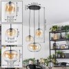 Apedo Hanglamp, Hanglamp, Cluster hanglamp Amber, Duidelijk, 3-lichts
