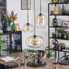 Apedo Hanglamp, Hanglamp, Cluster hanglamp Amber, Duidelijk, 3-lichts