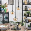 Ripoll Hanglamp, Kogellampje, Cluster hanglamp Amber, 3-lichts