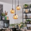 Ripoll Hanglamp, Kogellampje, Cluster hanglamp Amber, 3-lichts