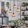 Koyoto Hanglamp, Kogellampje, Cluster hanglamp Amber, 4-lichts
