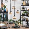 Koyoto Hanglamp, Kogellampje, Cluster hanglamp Amber, 4-lichts