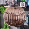 Koyoto Hanglamp, Kogellampje, Cluster hanglamp Koperkleurig, 4-lichts