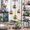 Koyoto Hanglamp, Kogellampje, Cluster hanglamp Goud, 4-lichts