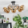 Ripoll Plafondlamp, Kogellampje Goud, Duidelijk, 7-lichts