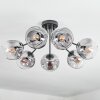 Ripoll Plafondlamp, Kogellampje Duidelijk, Rookkleurig, 7-lichts