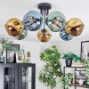 Ripoll Plafondlamp, Kogellampje Blauw, Goud, Groen, 7-lichts