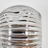 Ripoll Kogellampje, Wandlamp Chroom, Rookkleurig, 3-lichts