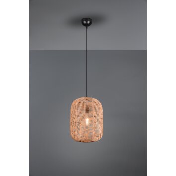 Trio Runa Hanglamp Zwart, 1-licht