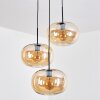 Apedo Hanglamp, Kogellampje, Cluster hanglamp Amber, 3-lichts