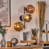 Ripoll Kogellampje, Wandlamp Chroom, Goud, Koperkleurig, Rookkleurig, 3-lichts