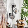 Gastor Kogellampje, Wandlamp Duidelijk, Rookkleurig, 3-lichts