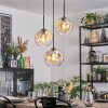 Ripoll Hanglamp, Kogellampje, Cluster hanglamp Amber, Duidelijk, 3-lichts